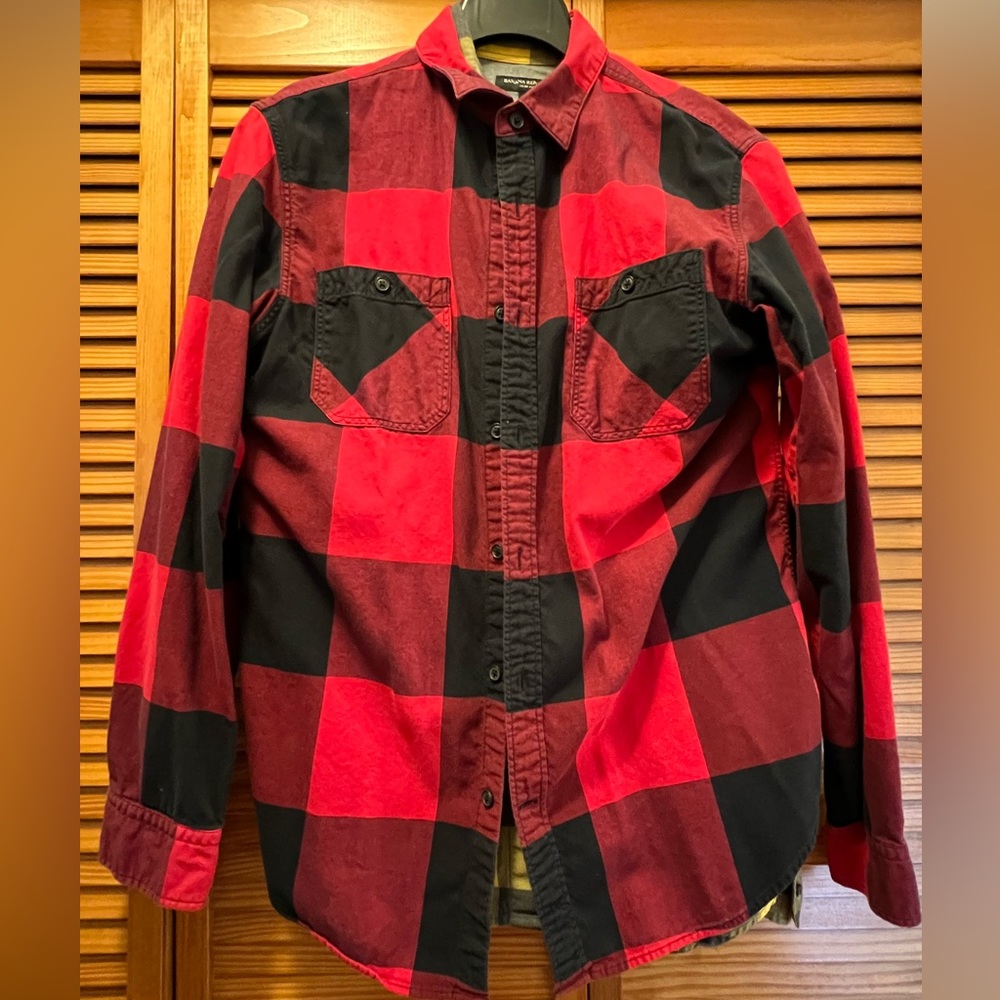 Banana Republic Mens Size Large Flannels (2)